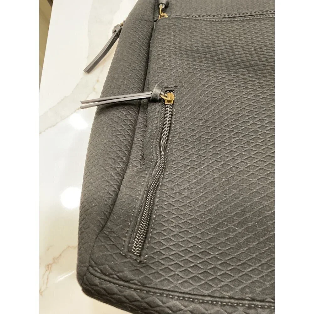 NWOT The Sak Olvera Backpack Style Unisex Black Quilted Travel Work School